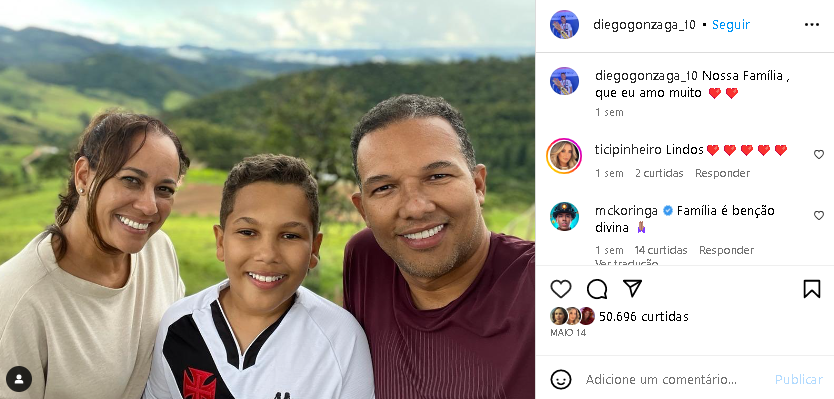 Renata Alves, com o marido e o filho (Foto: Reprodução/ Instagram) Renata Alves, com o marido e o filho (Foto: Reprodução/ Instagram)