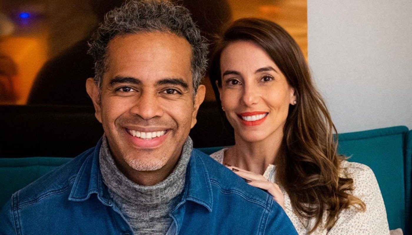 Tania Khalill e o marido Jair Oliveira (Reprodução: Instagram)