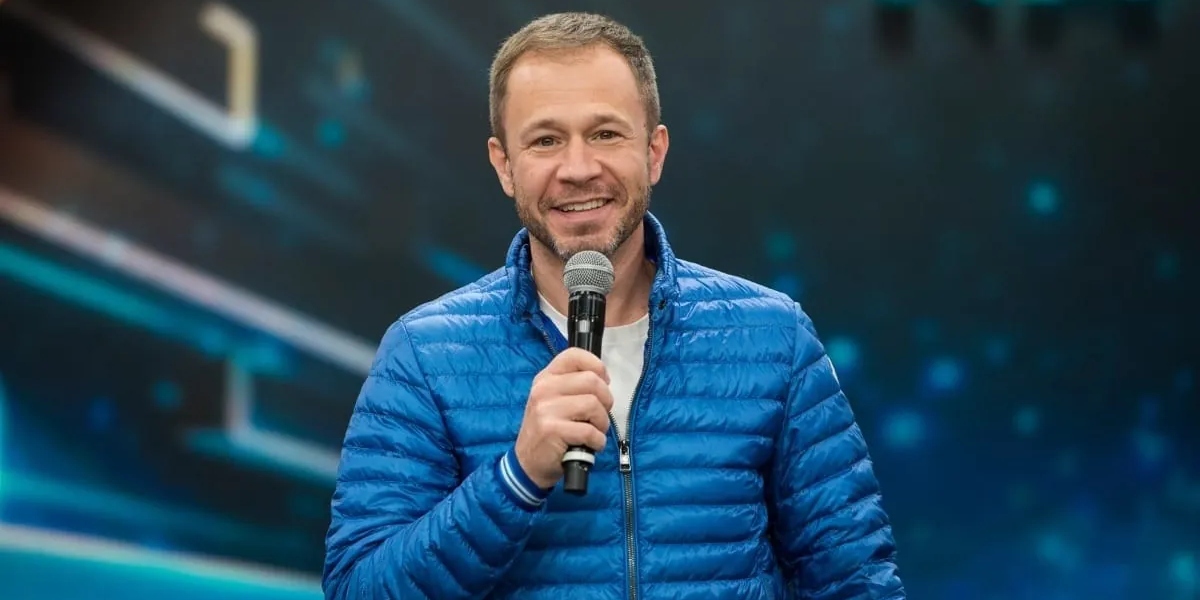 Tiago Leifert participou do programa de Faustão e elevou audiência (Foto: Divulgação/Band)