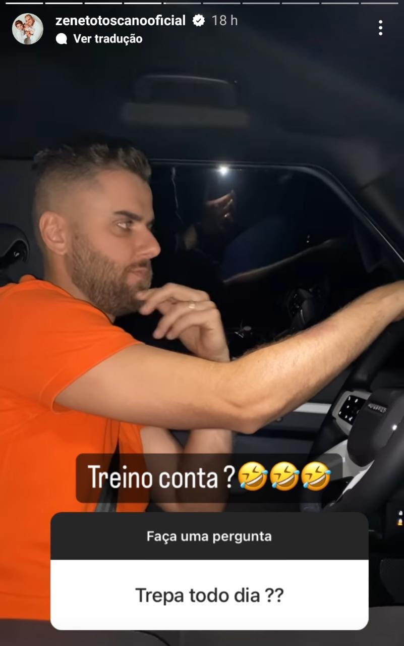 Zé Neto sempre muito bem humorado em suas redes sociais (Reprodução: Instagram)