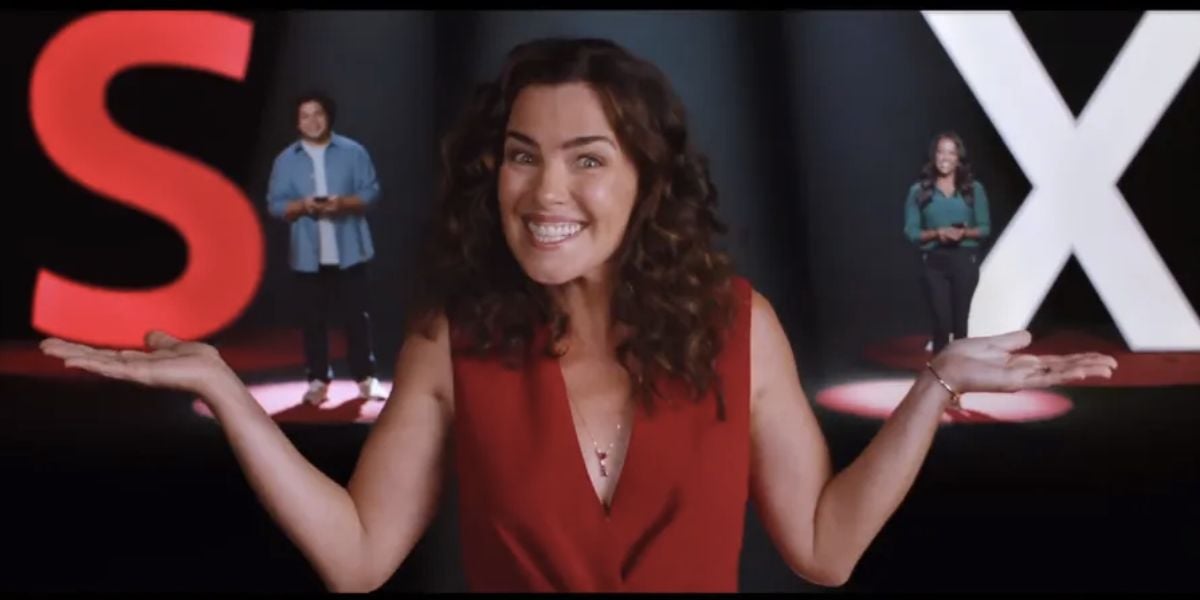 Ana Paula Arósio na propaganda do Santander (Foto: Reprodução / YouTube)