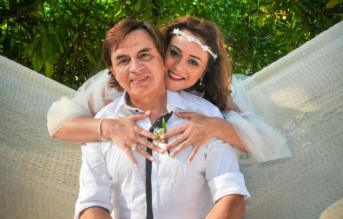Chitãozinho e sua esposa - Foto Internet