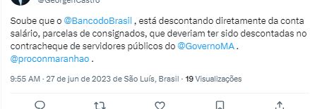 Cliente do Banco não se contem e detona situação que está enfurecendo usuários - Foto Twitter Cliente do Banco não se contem e detona situação que está enfurecendo usuários - Foto Twitter