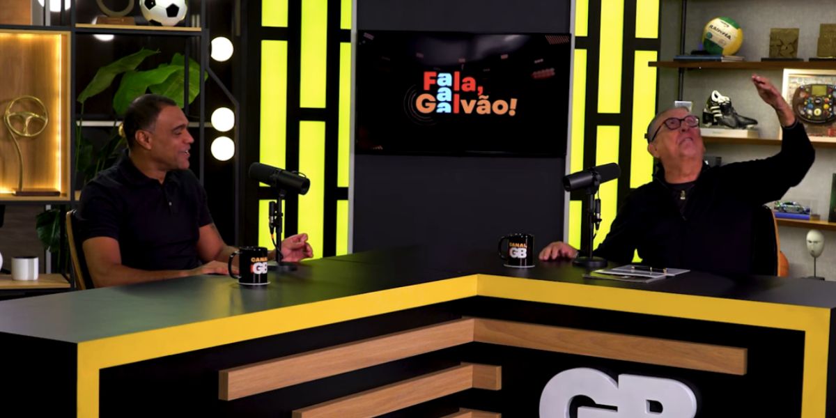 Denílson e Galvão Bueno (Foto: Reprodução / YouTube)