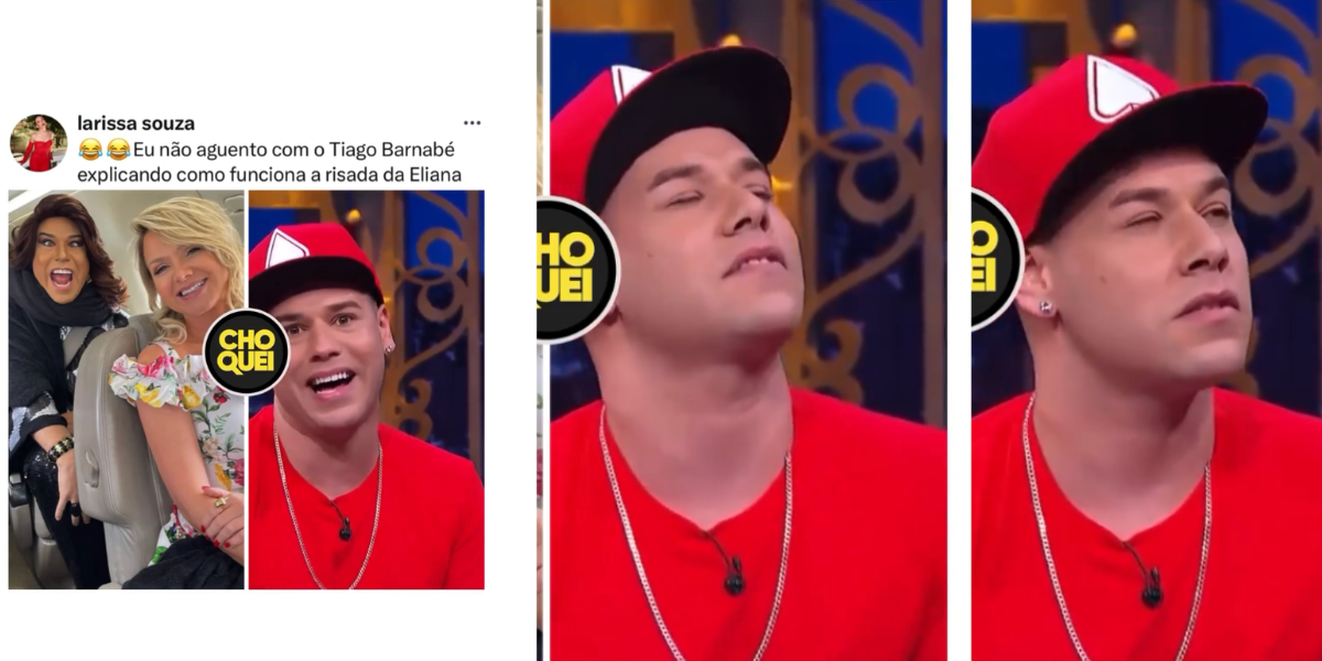 Tiago Tamboré fala sobre apresentadora no The Noite, do SBT (Foto: Reprodução / Instagram)