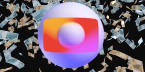 Dinheiro e logo da Globo (Foto: Montagem TV Foco)