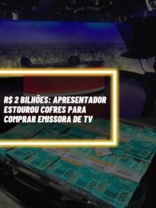 Esse é o apresentador que gastou fortuna para comprar emissora de TV (Foto - Montagem TV Foco).