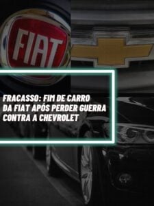 Esse é o carro da Fiat que chegou ao fim após perder a guerra contra a Chevrolet (Foto - Montagem TV Foco).