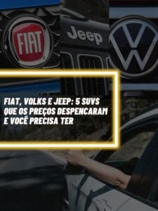 Esses são os 5 SUVs que os preços despencaram e você precisa ter (Foto - Montagem TV Foco).