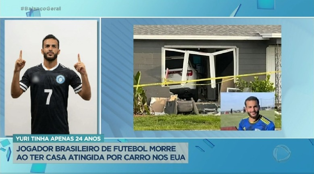 Gottino fala sobre morte de jogador de futebol que foi atropelado dentro de casa (Foto: Reprodução/ Record TV)