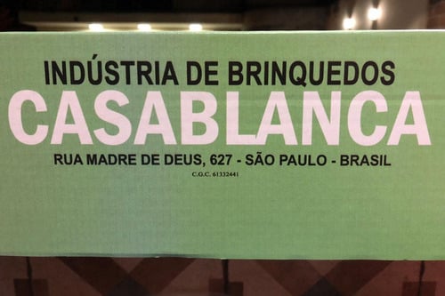 A famosa empresa, Indústria de Brinquedos Casablanca, foi destruída pelo fogo (Fogo: Reprodução/ Internet)