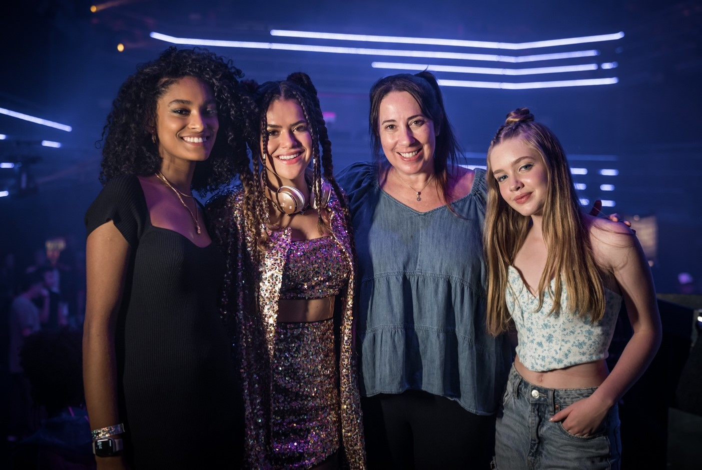 Livia Silva, Maisa, Paula Pimenta e Pietra Quintela