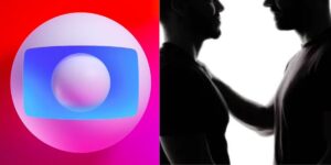 Logo da Globo e sombra de dois homens frente a frente - Foto Reprodução Internet