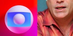Logo da Globo em colagem com o ator Rodolfo Bottino - Foto Reprodução Internet
