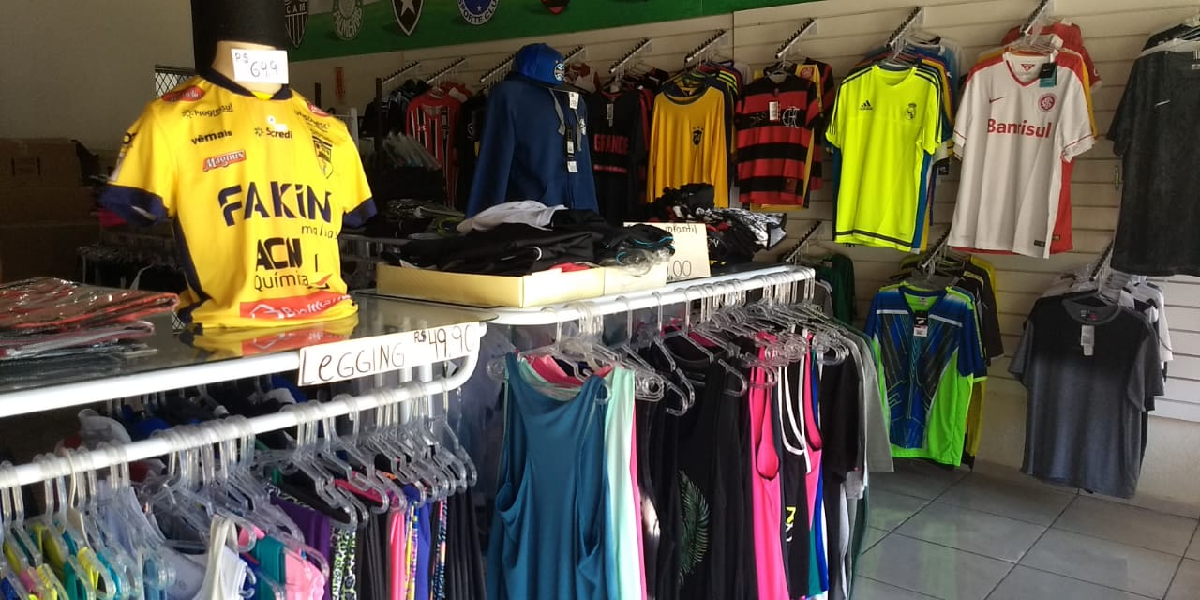 Loja de roupas esportivas (Foto: Reprodução/ Internet)