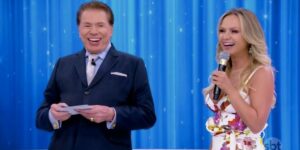 Silvio Santos e Eliana (Foto: Reprodução / SBT)