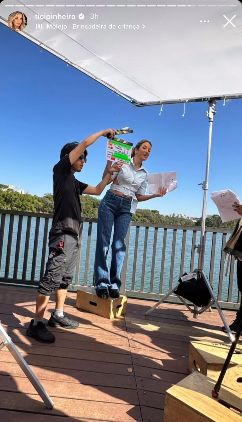 Ticiane Pinheiro se ausenta do Hoje em Dia, da Record, para gravação externa - Foto Reprodução Instagram Ticiane Pinheiro se ausenta do Hoje em Dia, da Record, para gravação externa - Foto Reprodução Instagram