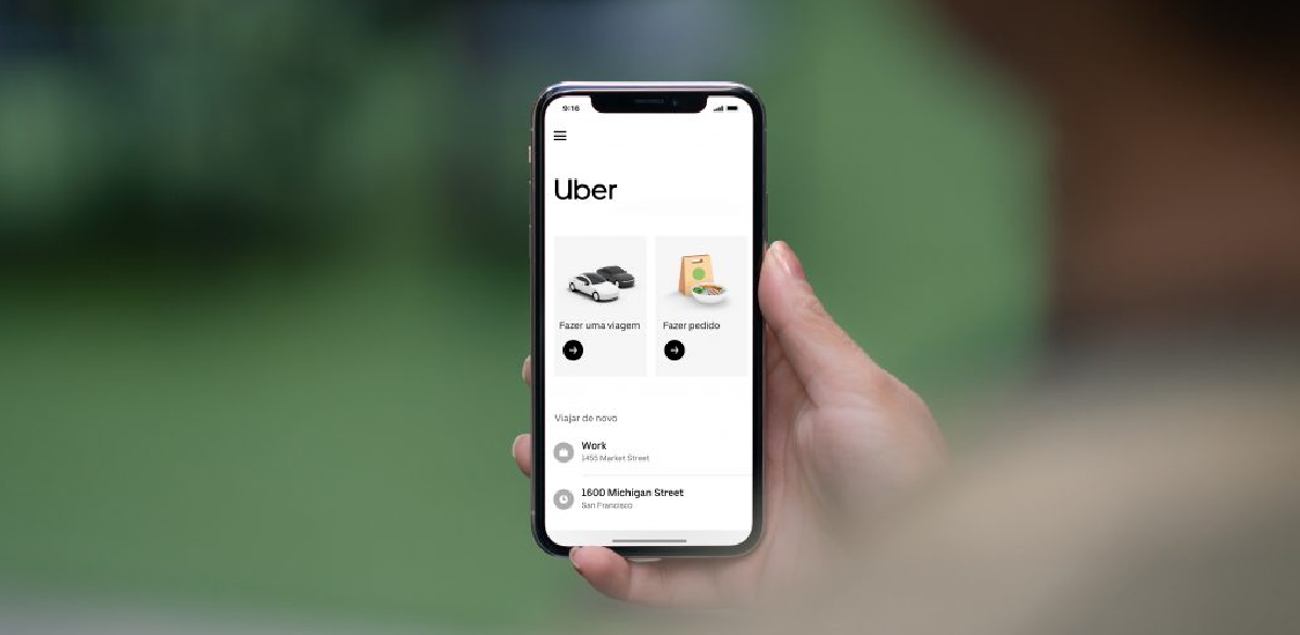 Aplicativo do Uber (Foto: Reprodução/ Internet) Aplicativo do Uber (Foto: Reprodução/ Internet)