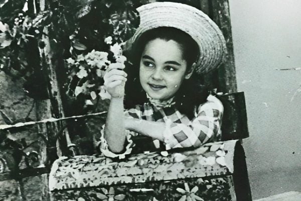 Verinha Darcy em sua infância - Foto Internet