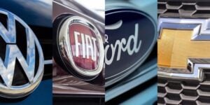 Volkswagen, Fiat, Ford e Chevrolet - Foto: Reprodução/TV Foco