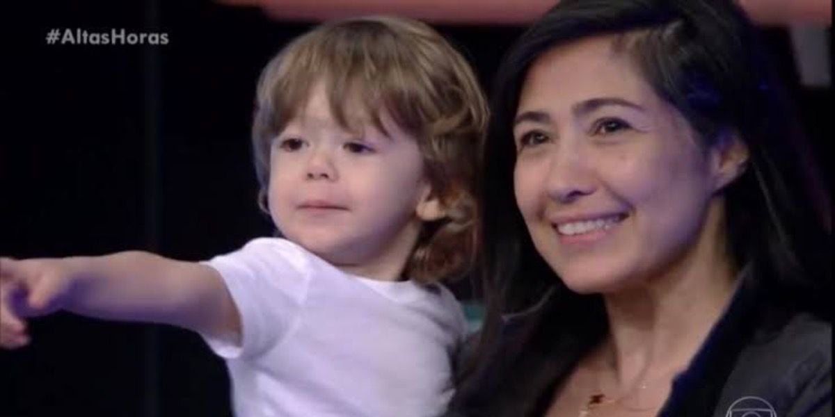 Esposa e filho de Serginho Groisman (reprodução/Internet)