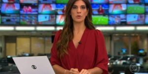 Andréia Sadi no Jornal Hoje. (Foto: Reprodução/ Globo)