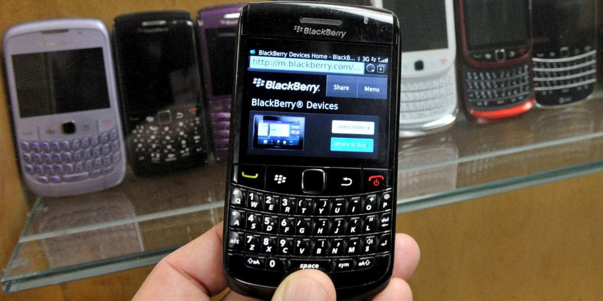 Celulares Blackberry deixaram de ser vendidos em 2017 (Reprodução: Internet)