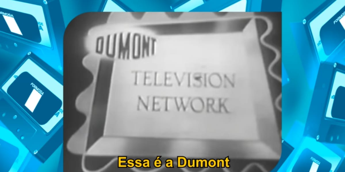 DuMont desde sua fundação sempre enfrentou problemas financeiros (Reprodução: Youtube)