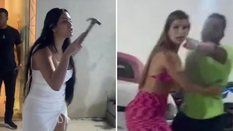 Emily Garcia invadiu casa com um martelo em mãos (Foto: Reprodução/ Instagram)