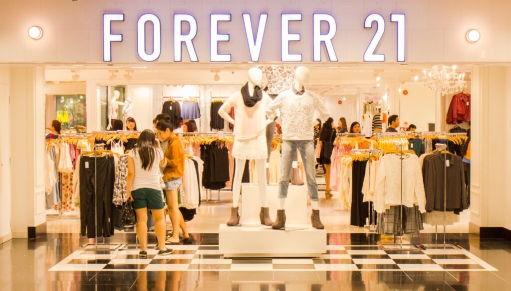 Loja de roupas Forever 21 (Foto: Reprodução, Info Money)