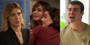 Clara (Regiane Alves) fará o inferno na vida de Rafa (Caio Manhente), Helena (Priscila Sztejnman) e Lumiar (Carolina Dieckmann) em 