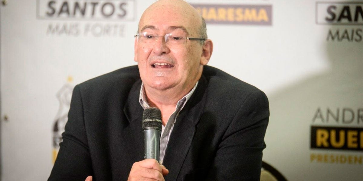 Andrés Rueda - presidente do Santos FC (Foto: Reprodução)