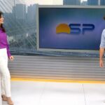 Sabina Simonato e Alê Jodar nos estúdios do Bom Dia SP (Reprodução: Globo)