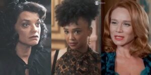 Verônica, Lucília e Gilda em cenas de Amor Perfeito (Foto: Reprodução / Globo / Montagem TV Foco)