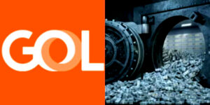 A Gol estourou cofres afim de comprar companhia aérea rival. se tornando dona absoluta da mesma (Foto Reprodução/Montagem/Tv Foco)