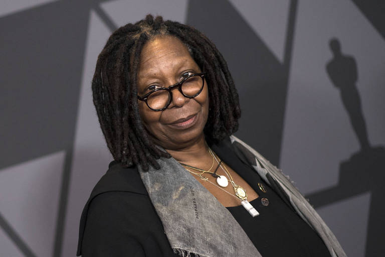 A atriz Whoopi Goldberg - Foto Reprodução Internet A atriz Whoopi Goldberg - Foto Reprodução Internet