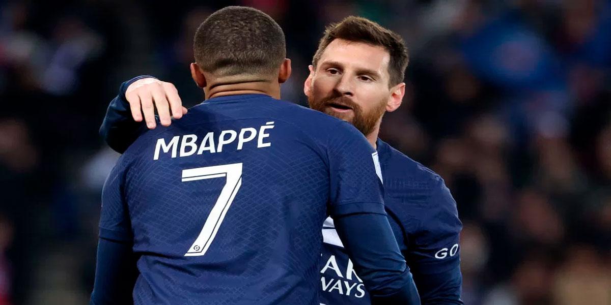 Mbappé e Mesii - Getty Images
