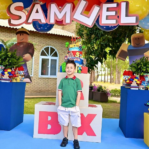 Samuel em seu aniversário (Foto: Reprodução/ Internet)