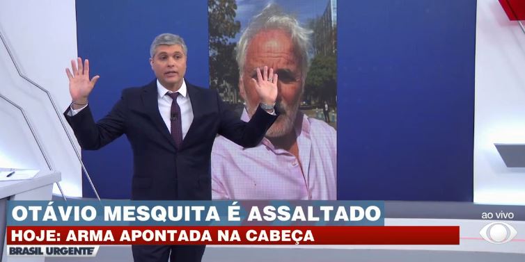 Joel Datena dá notícia sobre estrela do SBT - Foto Band