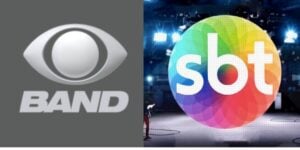 Logo da Band e do SBT (Fotos: Reproduções / Internet)
