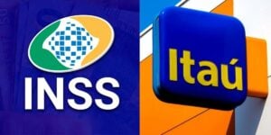 Logo INSS / Itaú - Montagem: TVFoco