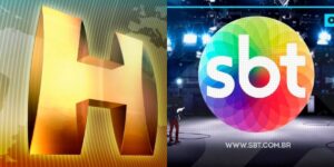 Logo do Jornal Hoje / Logo do SBT - Montagem TVFOCO