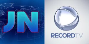 Logo do Jornal Nacional / Logo da Record  - Foto: TVFOCO