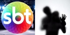 Logo do SBT e sombras de relação intima - Foto Reprodução Internet