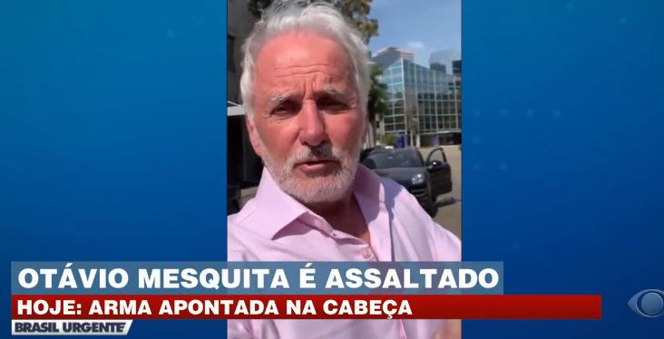 Otávio Mesquita dá detalhes sobre situação de terror que viveu - Foto Band