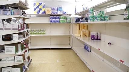 Prateleiras de mercado vazias - Foto Reprodução Internet