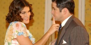 Priscila Fantin e Murilo Benício em Chocolate com Pimenta - Foto Globo