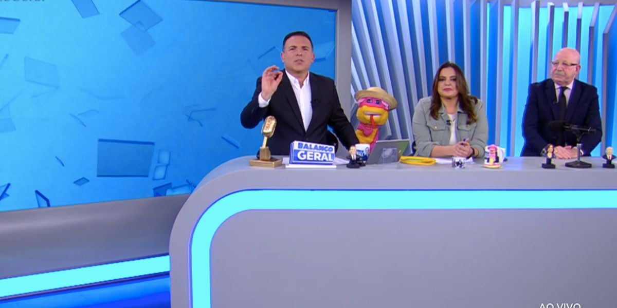 Reinaldo Gottino, Fabiola Reipert e Lombardi (Foto: Record)