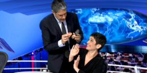 Sandra Annenberg e William Bonner (Foto: Reprodução, Globo)