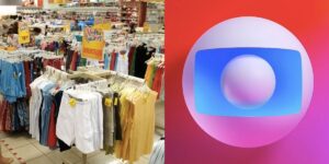 Varejista e logo Globo (Fotos: Reproduções / Internet)
